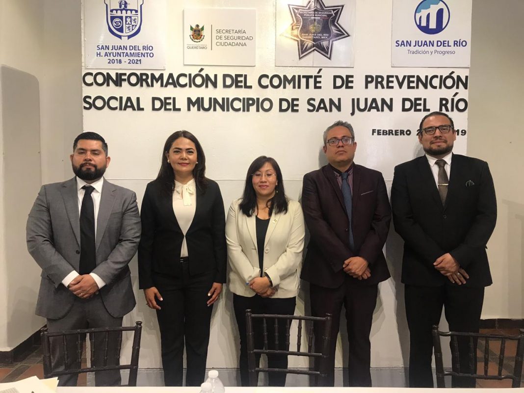 Instalan Comité de Prevención Social en San Juan del Río Instalan Comité de Prevención Social en San Juan del Río