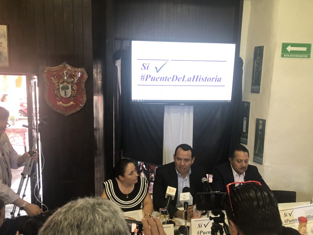 Rueda de prensa con diputados panistas, tema Puente de la historia Rueda de prensa con diputados panistas, tema Puente de la historia