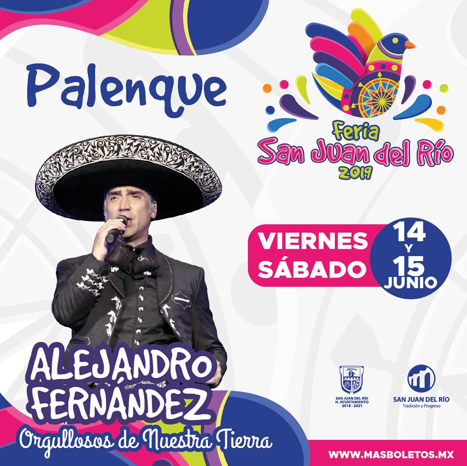 Alejandro Fernández en el Palenque de la Feria San Juan del Río. Alejandro Fernández en el Palenque de la Feria San Juan del Río.