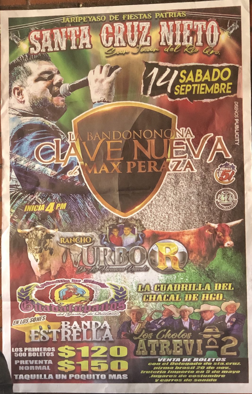 Se presentará en Santa Cruz Nieto “La Bandononona Clave Nueva de Max Peraza Se presentará en Santa Cruz Nieto “La Bandononona Clave Nueva de Max Peraza