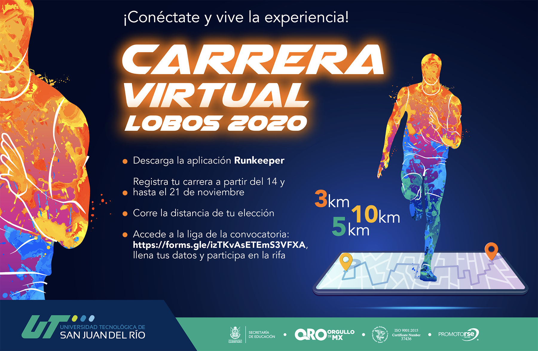 Convoca UTSJR a participar en Carrera Virtual Lobos 2020 - elinformanteqro  | Lo que se ve no se calla