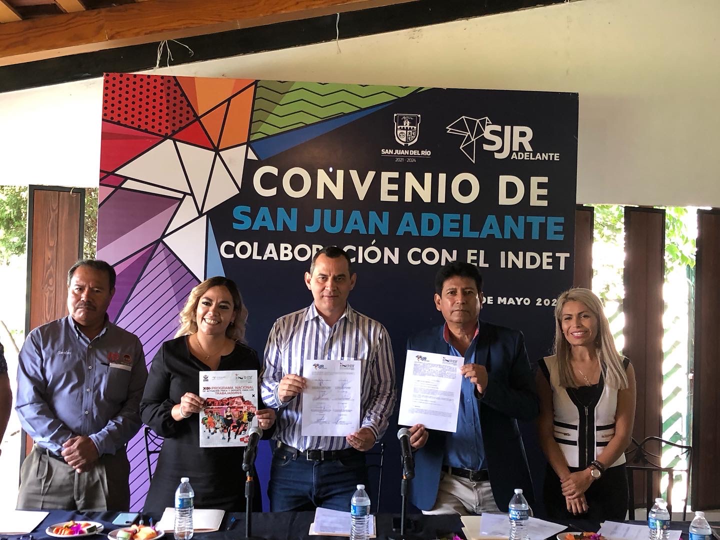 Firma San Juan del Río convenio de colaboración con el INDET - El ...