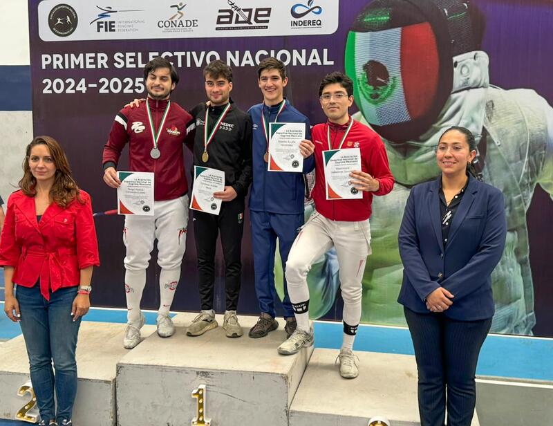 Queretanos son campeones del Primer Selectivo Nacional de Esgrima 