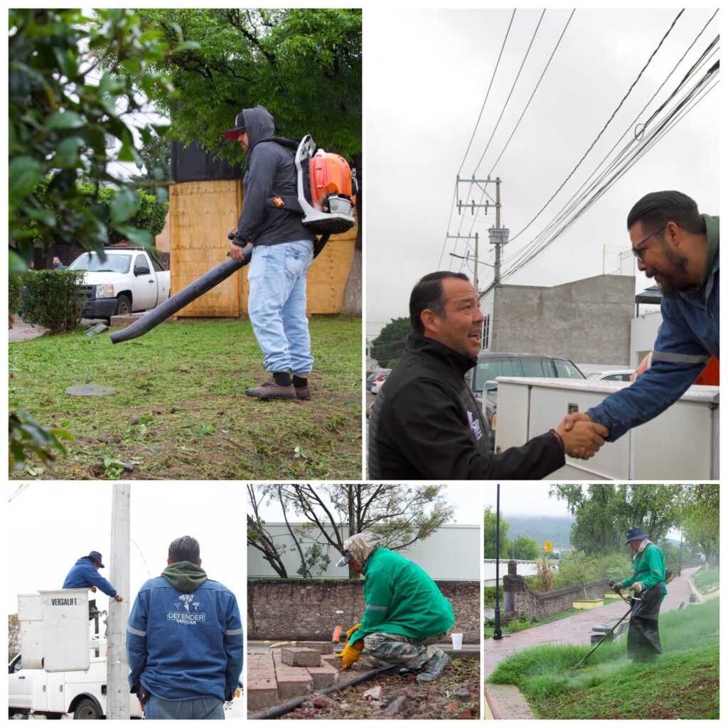 Roberto Cabrera supervisa trabajos de mejora de imagen urbana en mural ...