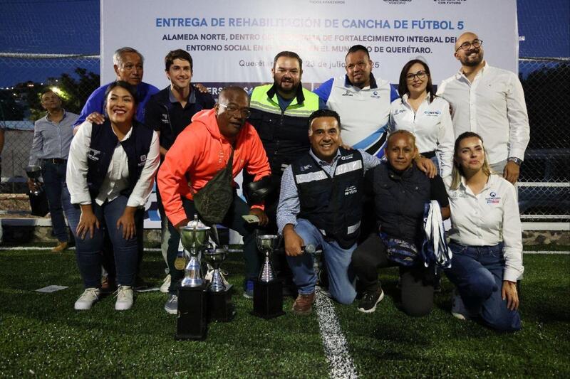 Entrega SEDESOQ rehabilitación de cancha en Alameda Norte Borrador automático