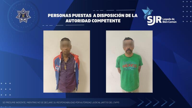 Elementos de la SSPM-SJR detienen a dos personas por portación de réplica de arma y herramientas utilizadas para actos delictivos Borrador automático