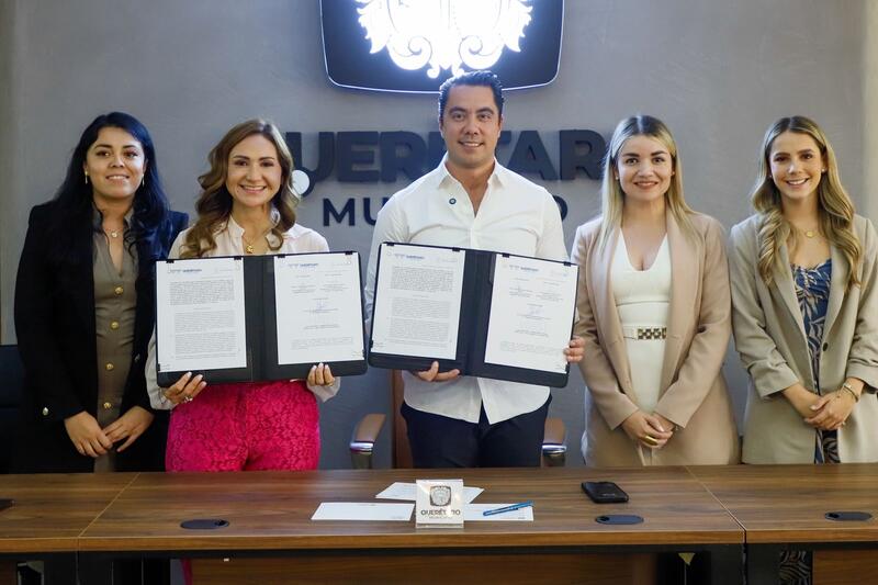 Fortalece Felifer Macías alianza con la Secretaría de la Mujer para erradicar la violencia de género en Querétaro