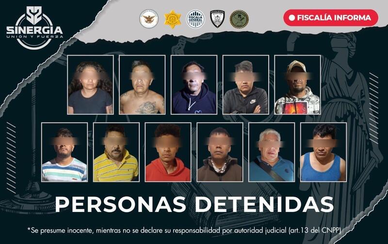 Detiene FGE a 11 personas y asegura 14 armas en acciones de Sinergia Borrador automático