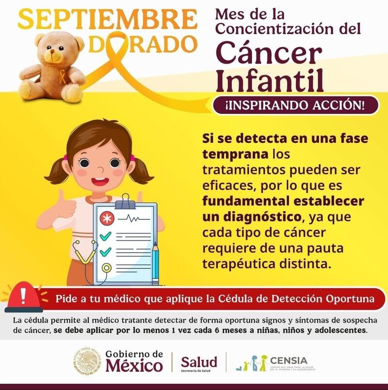 SESA se une al Mes Dorado para concientizar sobre el cáncer infantil SESA se une al Mes Dorado para concientizar sobre el cáncer infantil