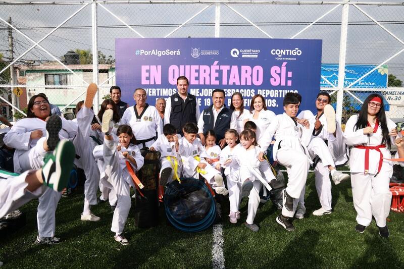 Entrega SEDESOQ rehabilitación de espacio deportivo en ‘La Negreta’ Borrador automático