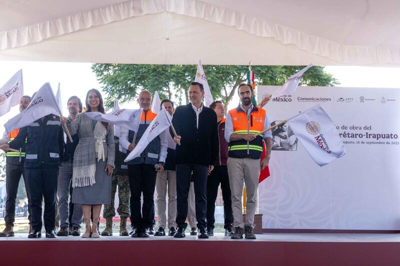 Asiste Mauricio Kuri al arranque de obras del tren Querétaro-Irapuato Asiste Mauricio Kuri al arranque de obras del tren Querétaro-Irapuato
