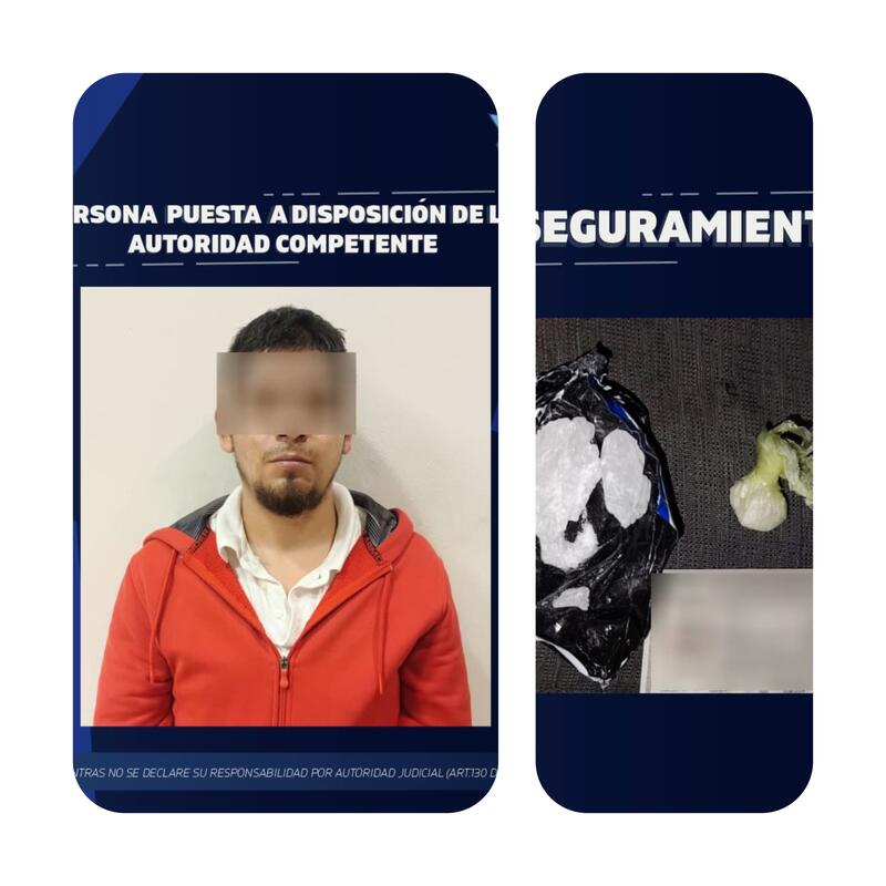 Policías de SJR detienen a una persona por delitos contra la salud BOLETÍN DE PRENSA
