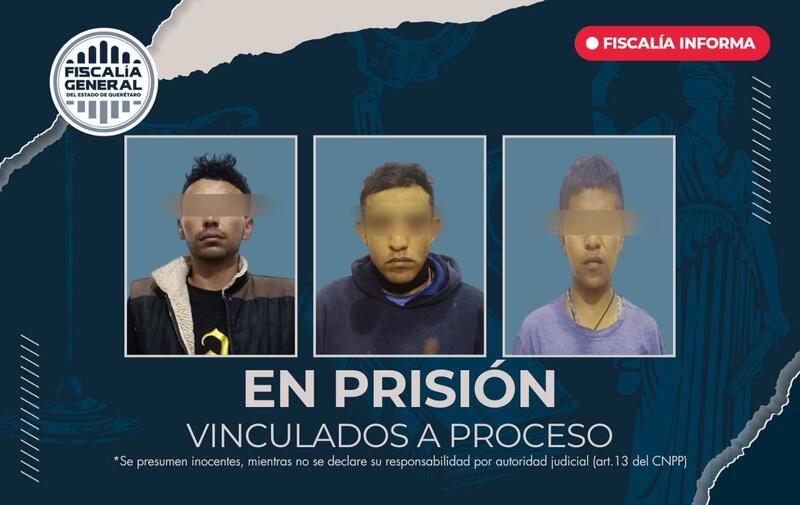 Tres hombres en prisión por robo de vehículo en Querétaro Borrador automático