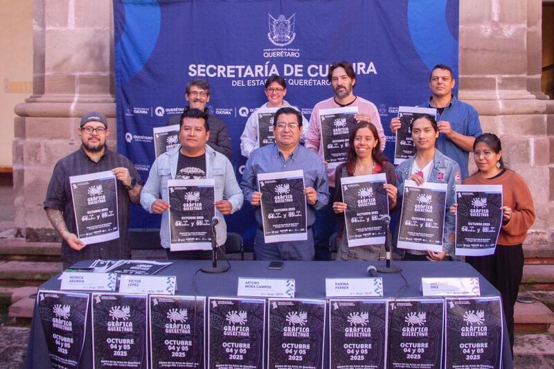Impulsa SECULT la economía creativa a través de la Feria Gráfica Queretana Borrador automático