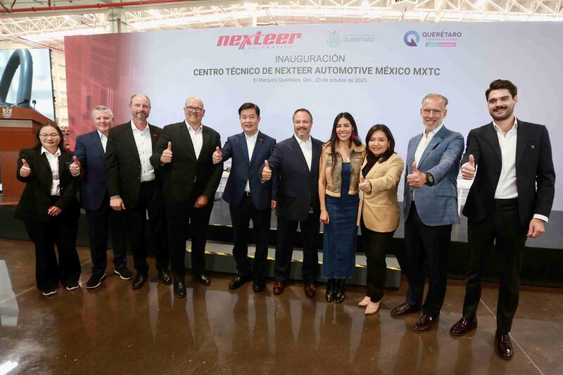 Inaugura Marco Del Prete centro técnico de Nexteer Borrador automático