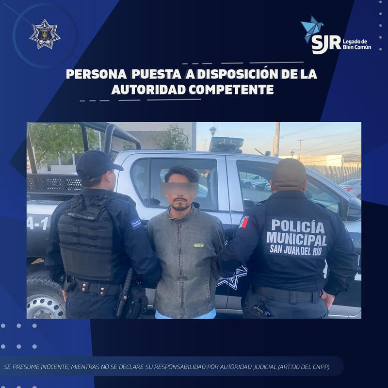 SSPM-SJR detiene a persona por violencia de género Borrador automático