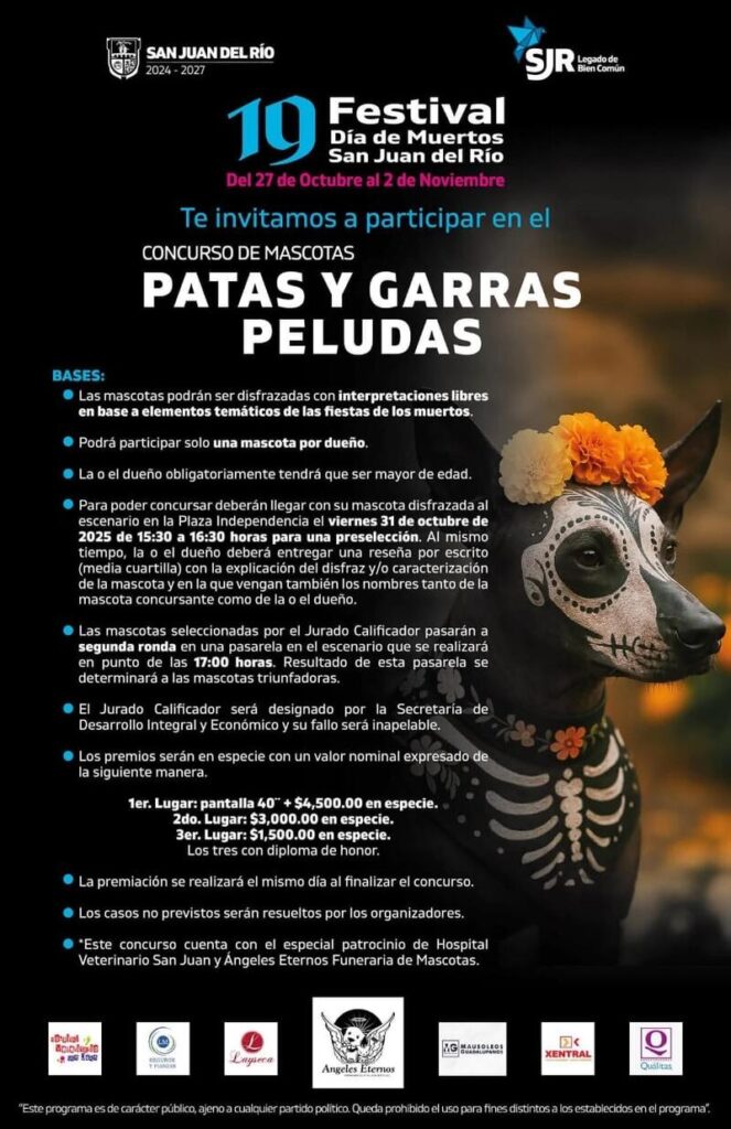 Convocan al “Desfile y Concurso Ecuestre de los Muertos” en San Juan del Río