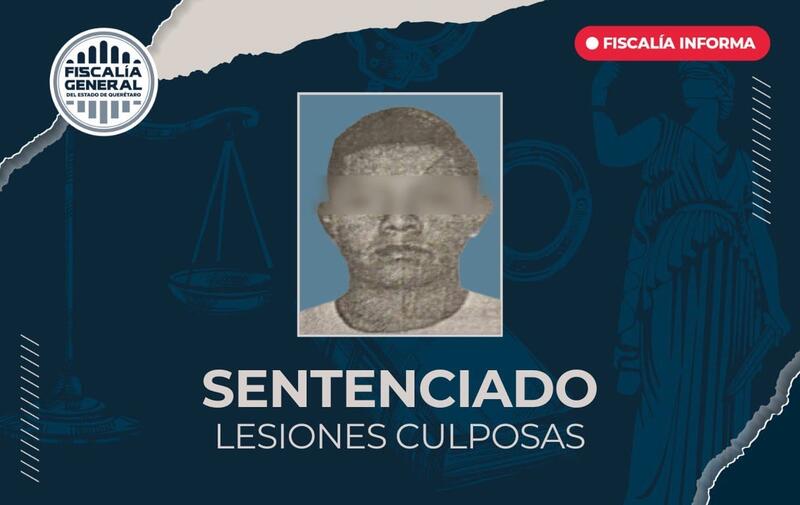 Sentenciado por lesiones culposas en San Juan del Río.