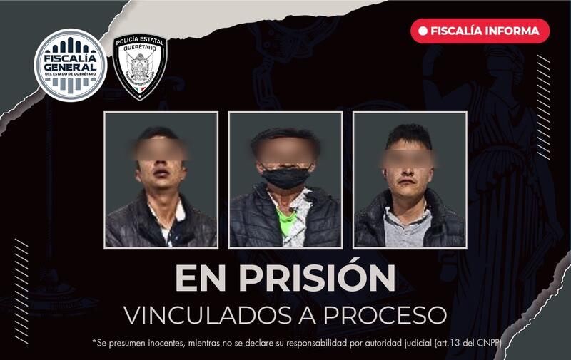 Tres hombres en prisión por robo cometido durante la feria de Querétaro Borrador automático