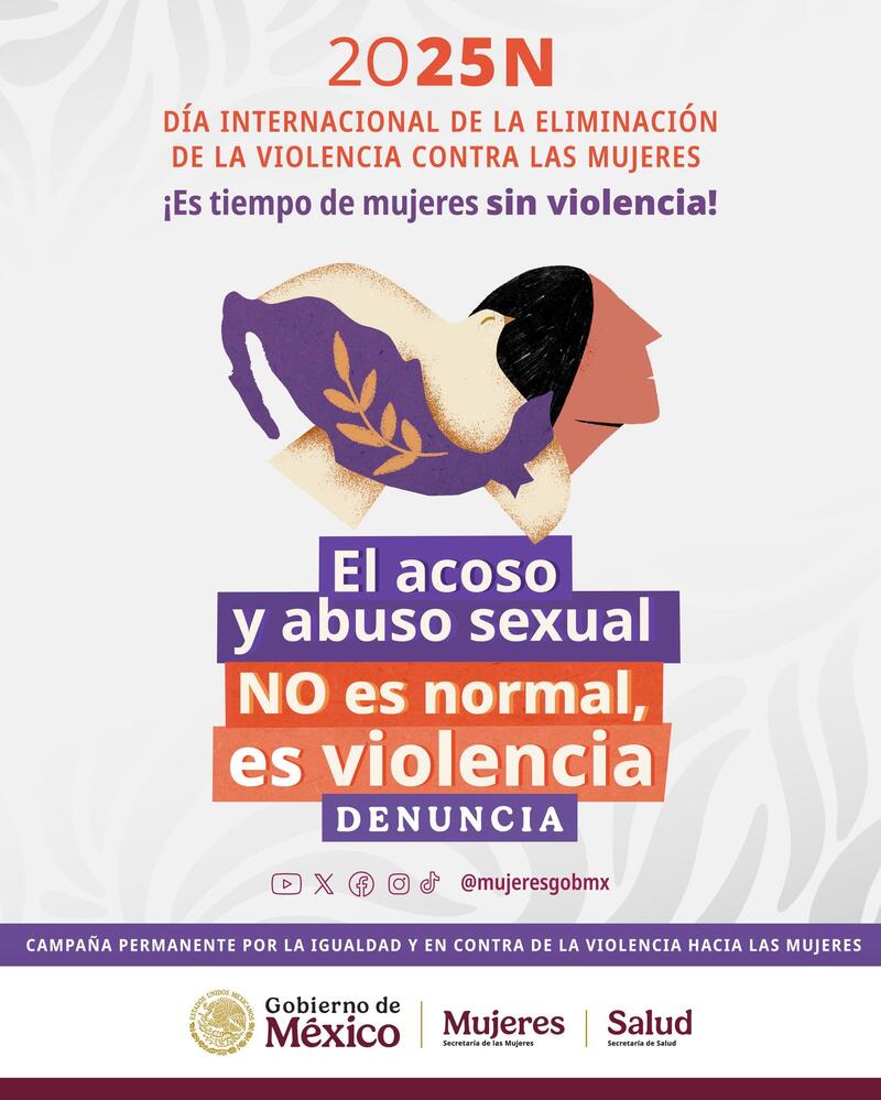 Se suma SESA a la conmemoración del Día Internacional para la Erradicación de la Violencia contra las Mujeres Borrador automático