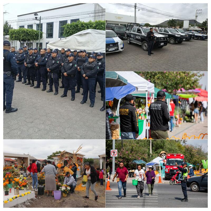 Seguridad Pública y Protección Civil reportan saldo blanco durante celebraciones de Día de Muertos en San Juan del Río Borrador automático