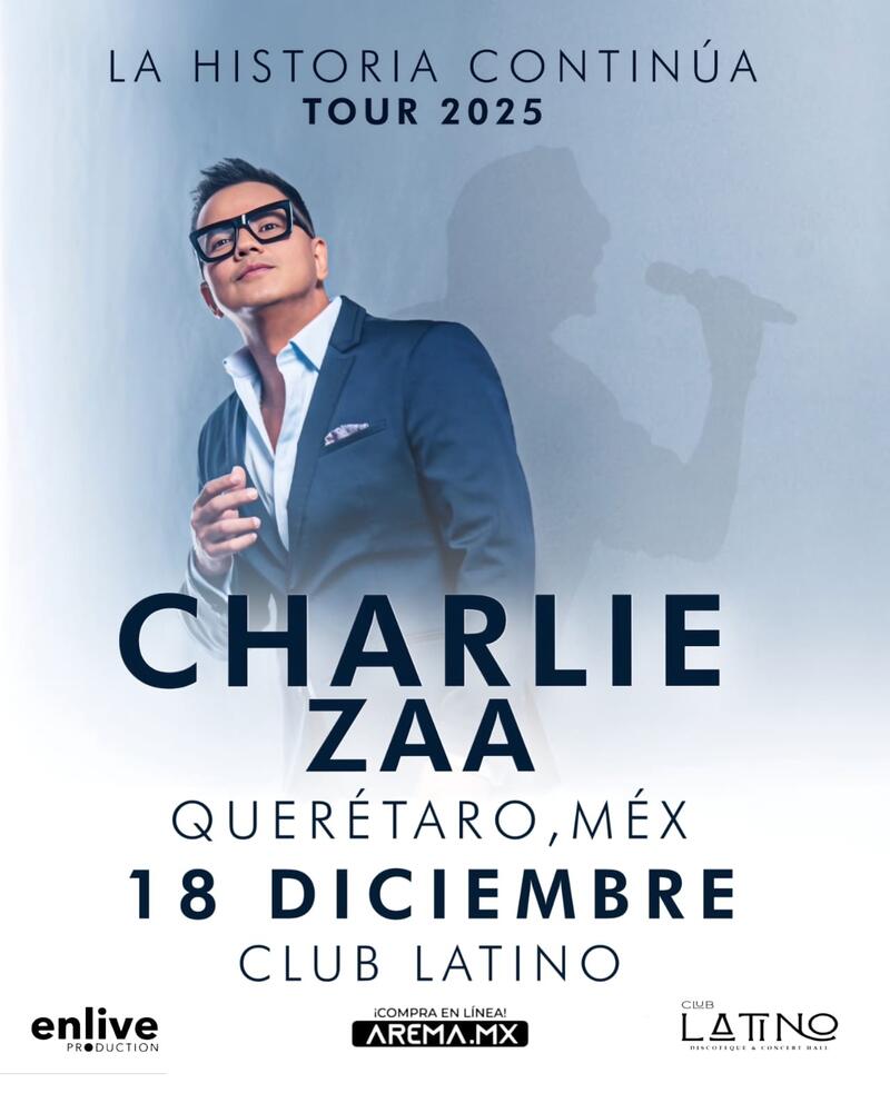 CHARLIE ZAA LLEGA A QUERÉTAROPARA UNA NOCHE DE ROMANCE INOLVIDABLE Borrador automático