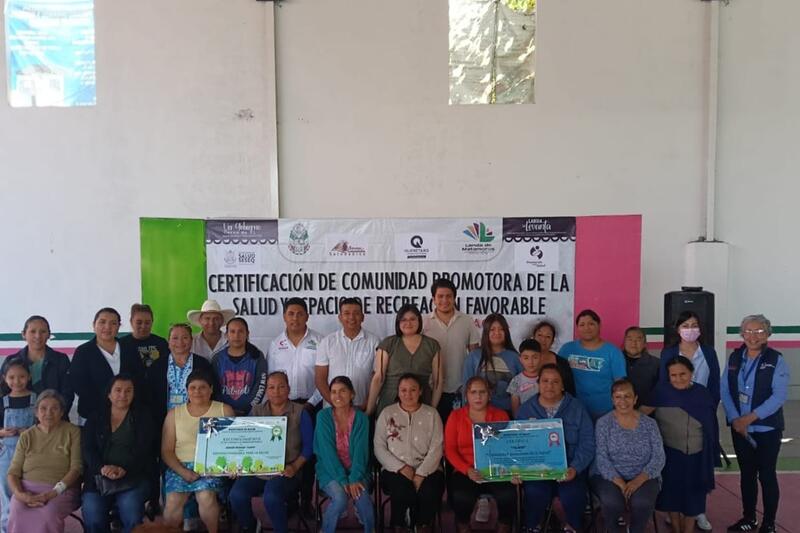 Certifica SESA a Comunidad y Espacio de Recreación Saludable en Tilaco, Landa de Matamoros Borrador automático