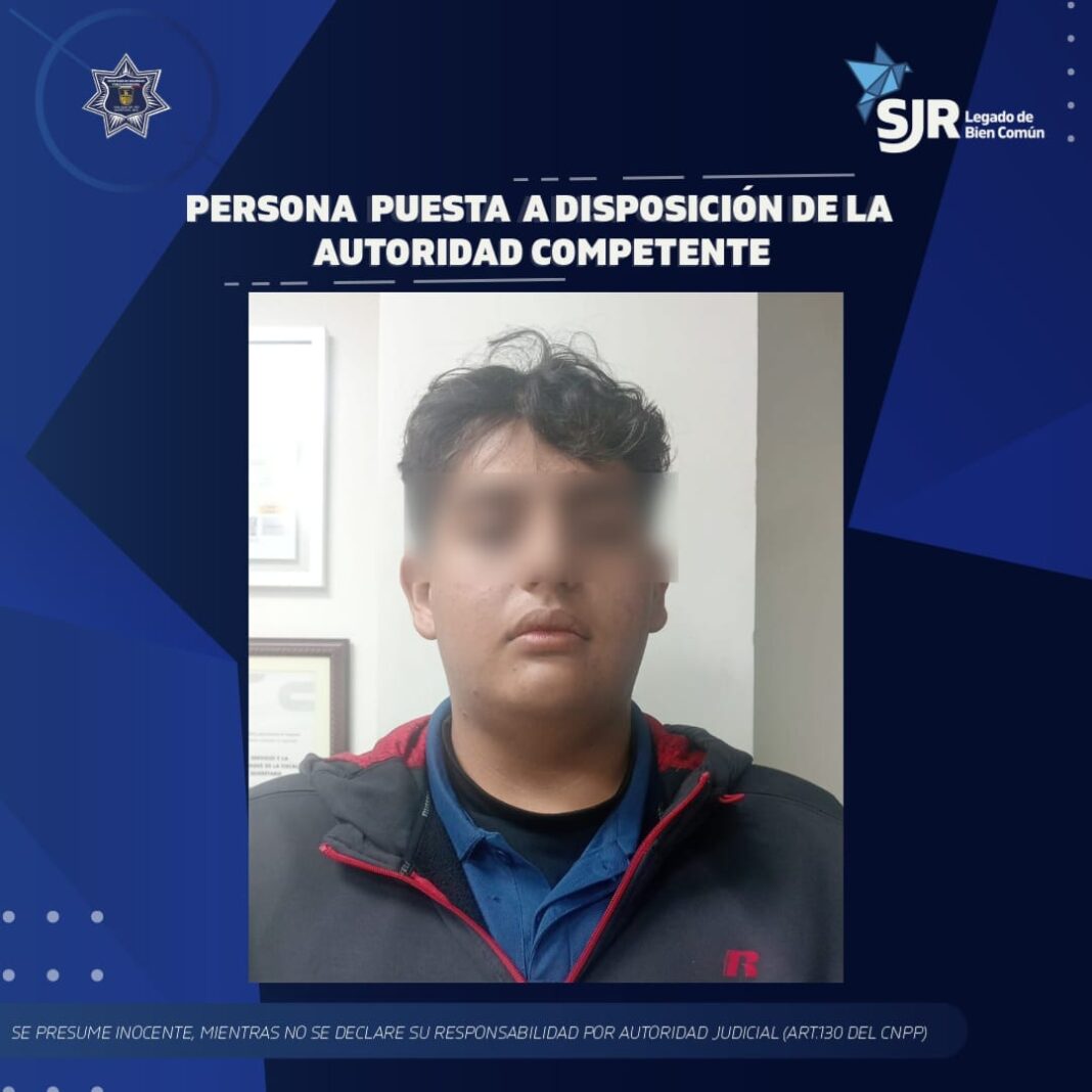 Persona es detenida por SSPM-SJR por robo Borrador automático