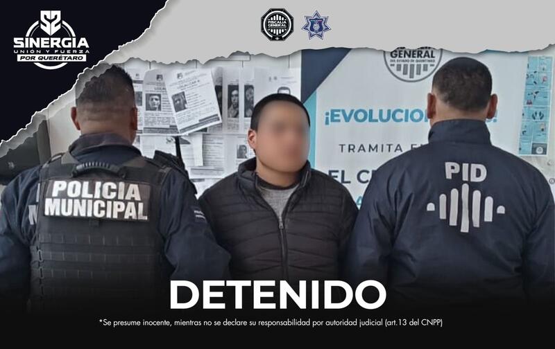 Sinergia logra detención de Osiel “N” en Colón, contaba con orden de aprehensión por robo. Borrador automático
