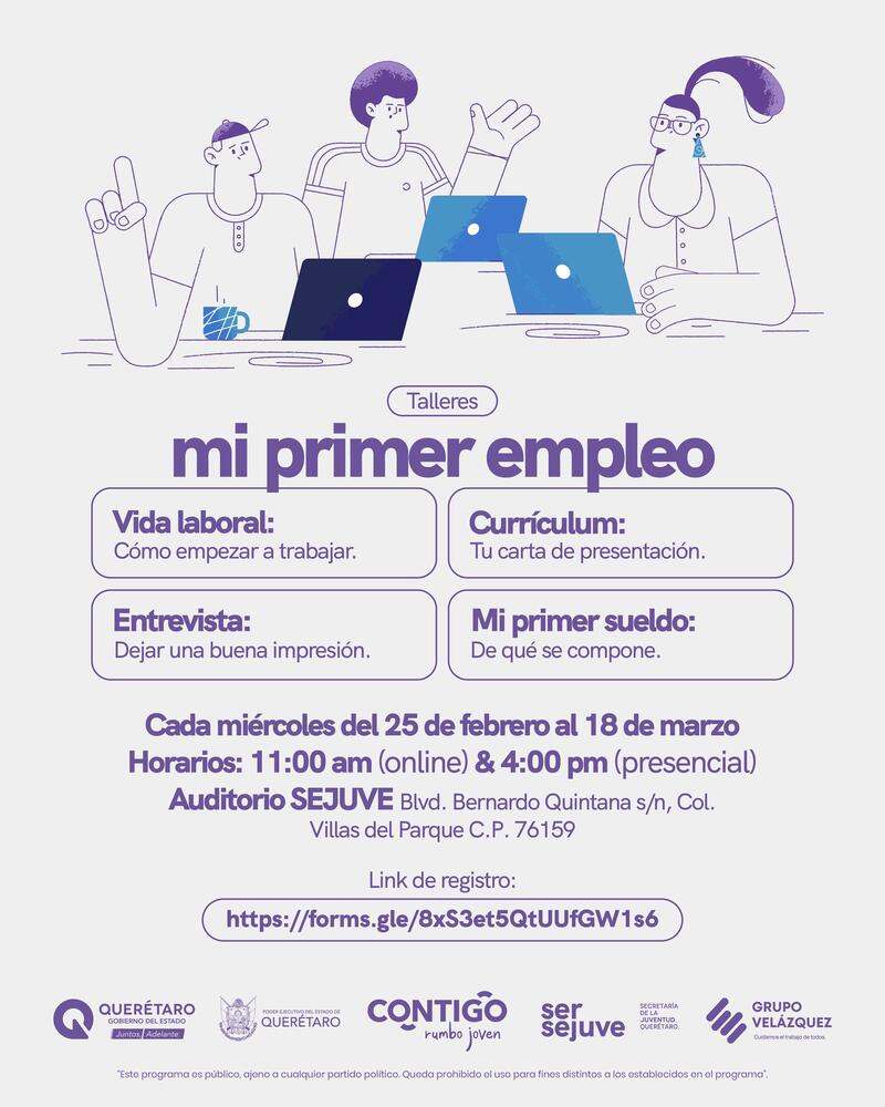 Imparte SEJUVE talleres para facilitar a jóvenes su incorporación al mundo laboral Borrador automático