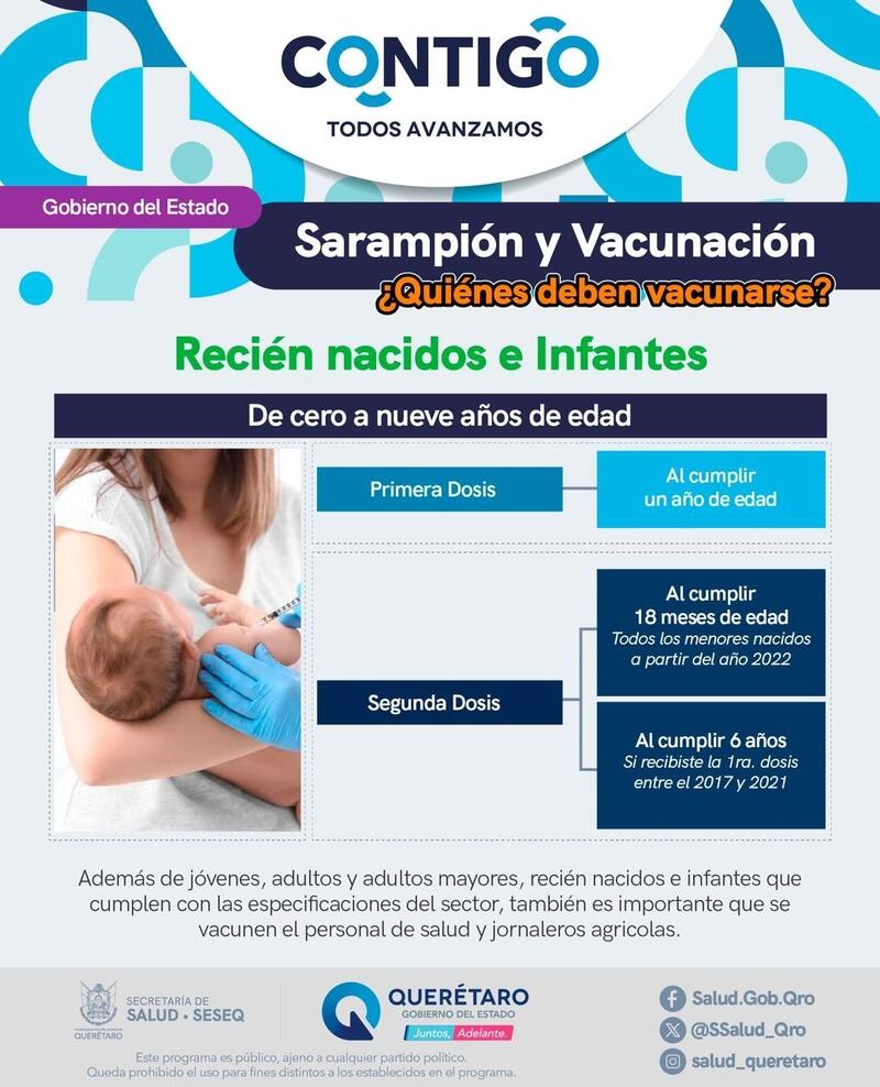 Intensifica SESA acciones de vigilancia y vacunación para prevenir el sarampión Borrador automático