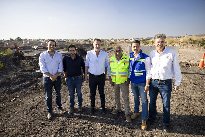 Supervisa Mauricio Kuri obras de control pluvial