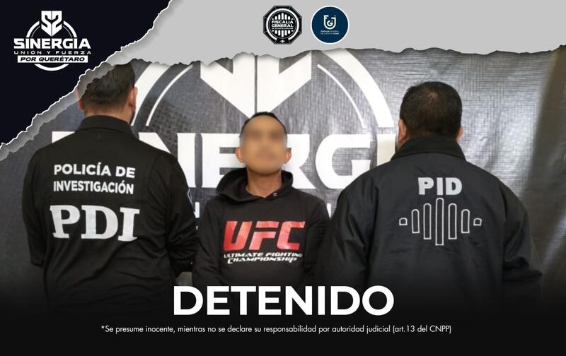 Sinergia cumplimenta orden de aprehensión en contra de “Sama”, por homicidio calificado ocurrido en Ciudad de México Borrador automático