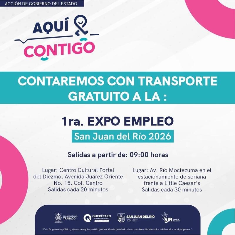Invita ST a Expo Empleo en San Juan del Río con más 850 vacantes UP Santa Rosa oferta la Ingeniería en Robótica Computacional