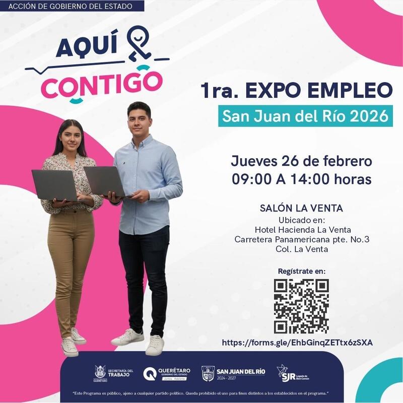 Invita ST a Expo Empleo en San Juan del Río con más 850 vacantes