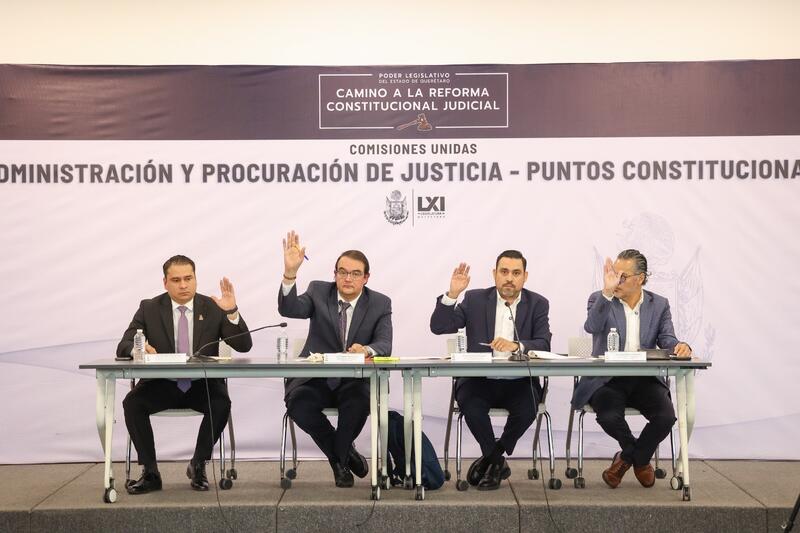 Aprueban en comisiones dictamen de reforma al Poder Judicial de Querétaro Aprueban en comisiones dictamen de reforma al Poder Judicial de Querétaro