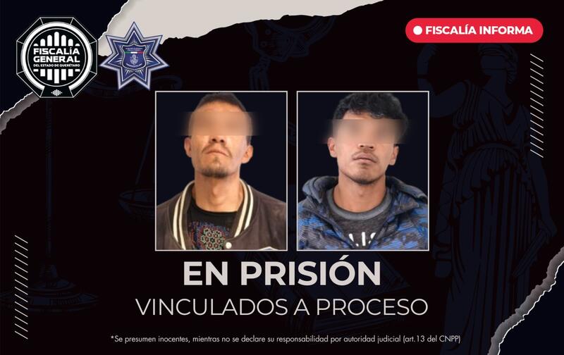 Dos hombres en prisión por robo con violencia a tienda de conveniencia en Tequisquiapan Borrador automático