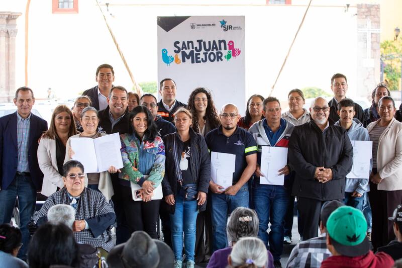 Más de 140 familias obtienen certeza jurídica con firma de escrituras en San Juan del Río