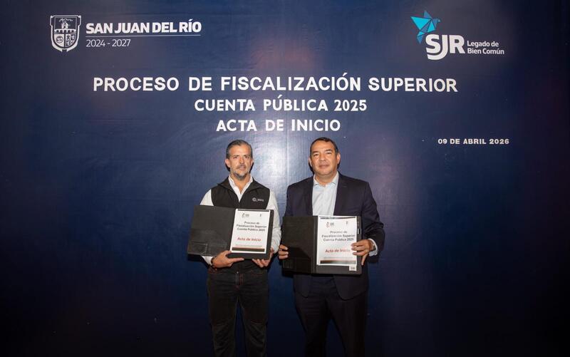 San Juan del Río inicia fiscalización 2025 con firma de acta entre autoridades municipales y estatales