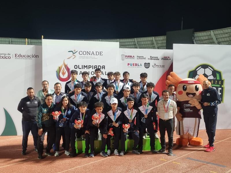 Querétaro logra histórica medalla de bronce en fútbol Sub-15 en Olimpiada Nacional 2026