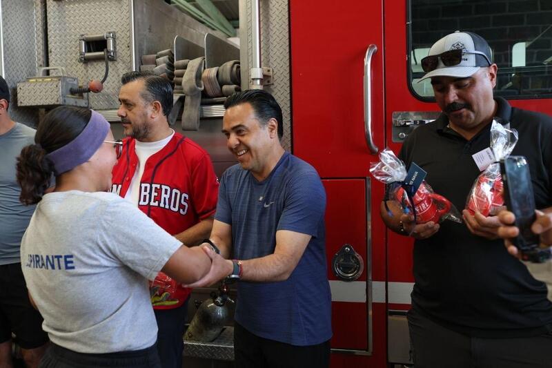 Reconoce Luis Nava labor y compromiso de bomberos queretanos Reconoce Luis Nava labor y compromiso de bomberos queretanos