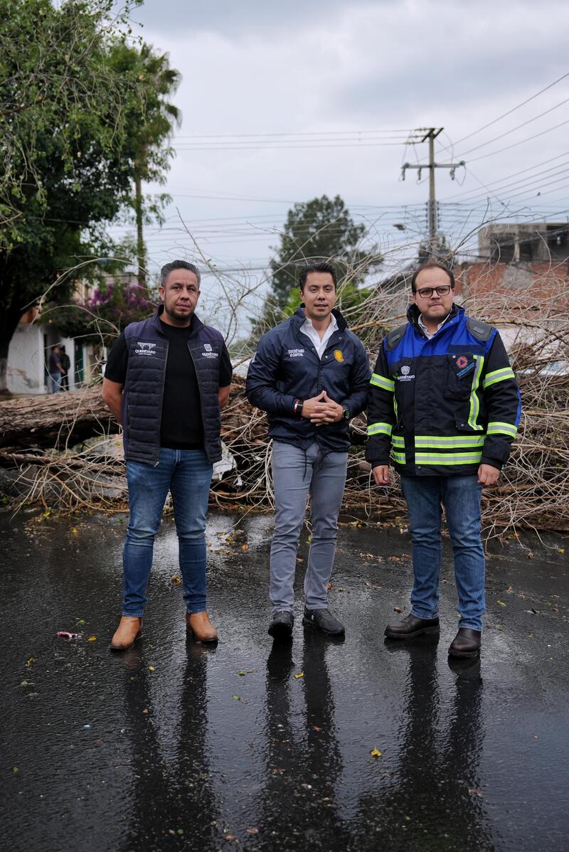 Reportan saldo blanco tras lluvias en Querétaro Borrador automático