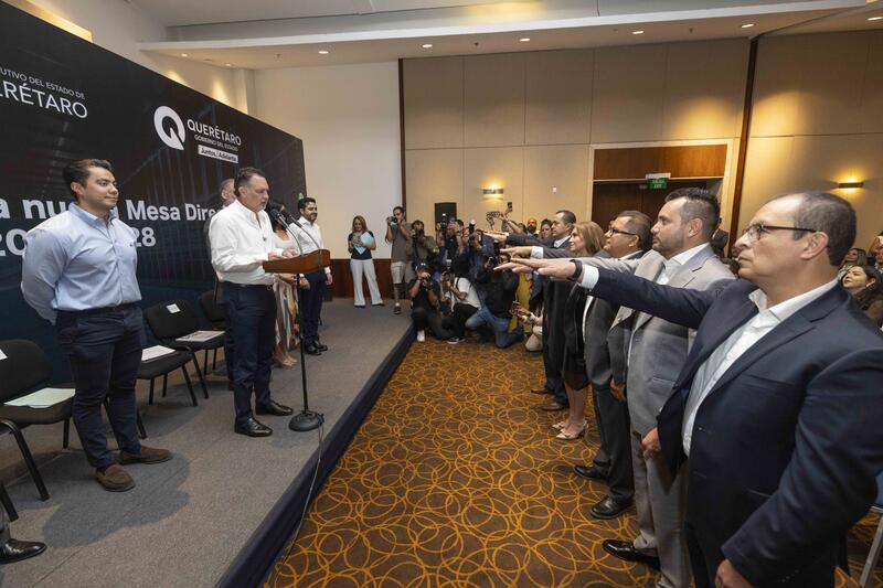 Mauricio Kuri encabeza toma de protesta de la nueva mesa directiva de la Asociación Mexicana de Data Centers