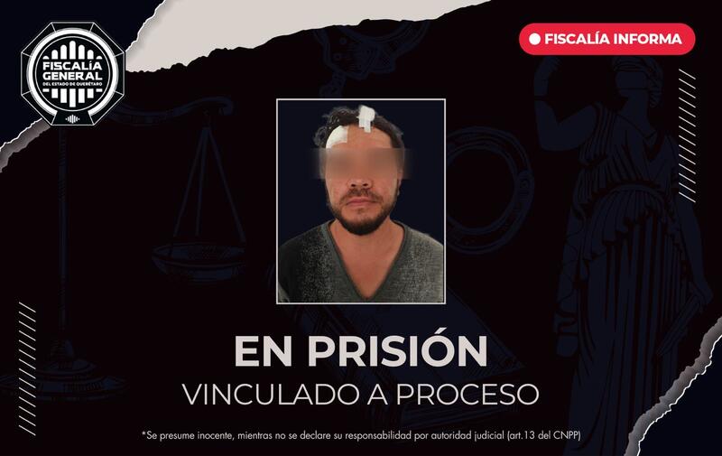 Vinculan a proceso a imputado por homicidio calificado en San Juan del Río