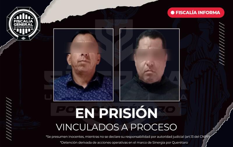 Vinculan a proceso a dos presuntos responsables de robo violento de vehículo en San Juan del Río Borrador automático