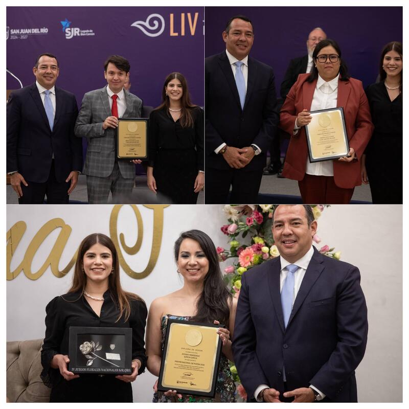 Premian a ganadores de los LIV Juegos Florales San Juan del Río 2026