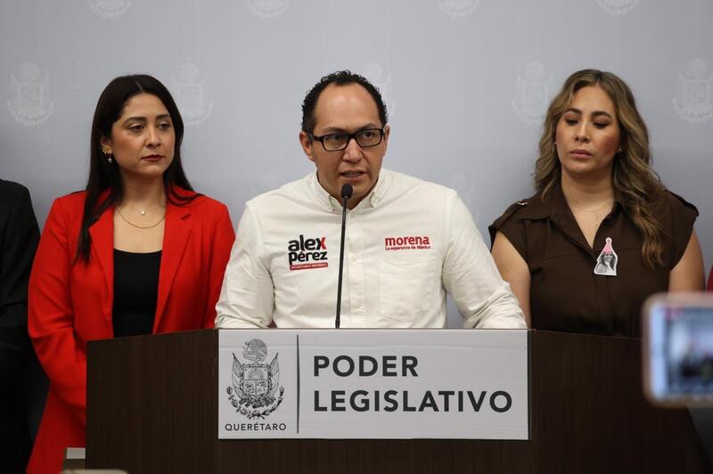 Diputados integrantes del Grupo Legislativo de Morena externaron su respaldo al dictamen de reforma a la Ley Electoral del Estado de Querétaro Borrador automático