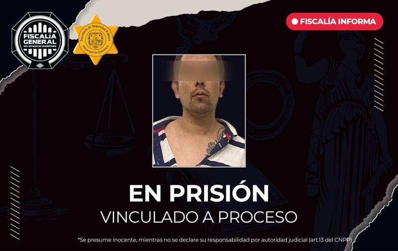 Vinculan a proceso a hombre por daños dolosos en agravio de su expareja en Querétaro Borrador automático