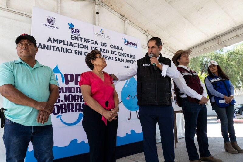 Entregan ampliación de drenaje sanitario en El Carrizo para beneficio de más de 800 habitantes Entregan ampliación de drenaje sanitario en El Carrizo para beneficio de más de 800 habitantes