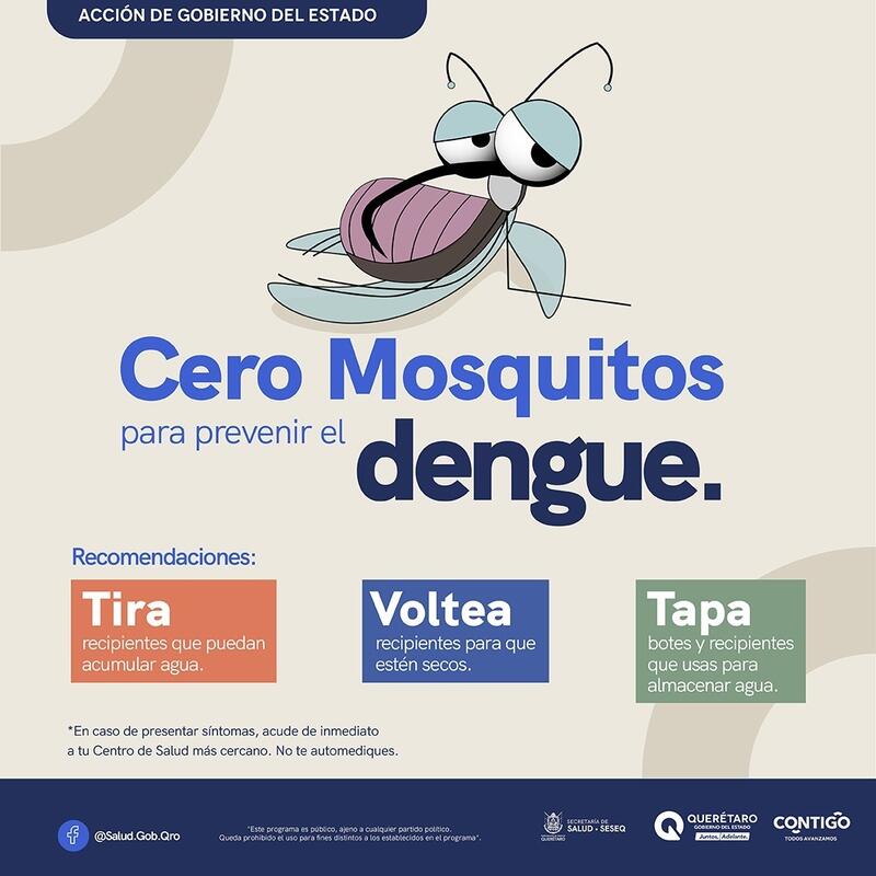 SESA mantiene vigilancia epidemiológica ante casos de dengue en Querétaro Borrador automático